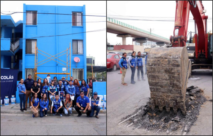 San Nicolás pinta comunidad y combate inundaciones con arte urbano y obra pluvial