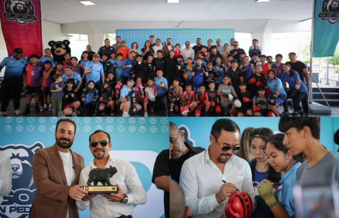 “Dinamita” Márquez inspira a jóvenes boxeadores con charla en San Pedro