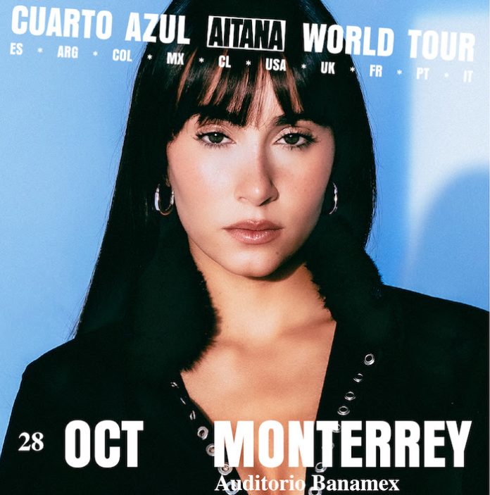 Aitana anuncia su gira mundial “Cuarto Azul World Tour”
