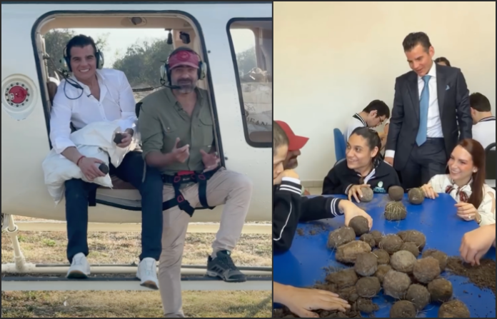 Miguel Flores encabeza plan ambiental con lanzamiento de “esferas de vida”