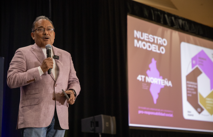 Mijes presenta la 4T Norteña como modelo de gobierno en cumbre internacional