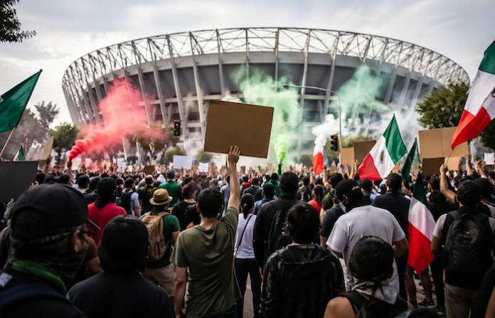 Protestas sociales: la otra cara de la Copa del Mundo de Fútbol en México