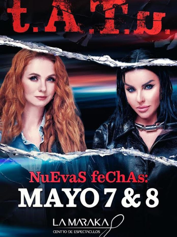 t.A.T.u. abre nuevas fechas en CDMX tras agotar conciertos en La Maraka