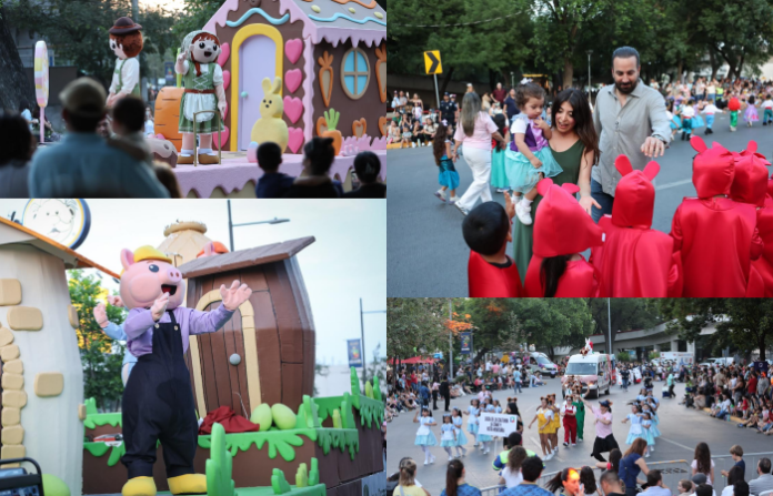 San Pedro se llena de fantasía con Desfile de Pascua que reúne a miles de familias