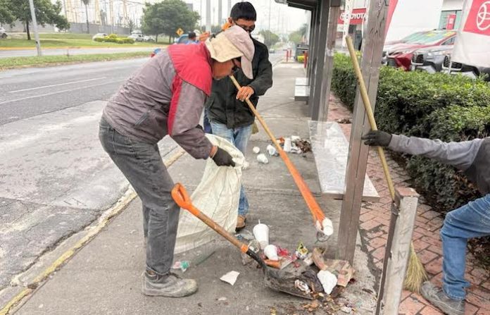 Alistan imagen urbana rumbo a eventos internacionales con limpieza intensiva en zona metropolitana