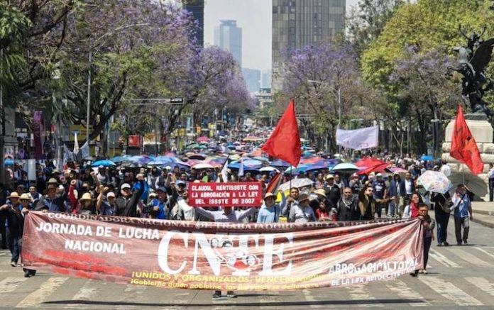 CNTE alista paro nacional en pleno Mundial 2026 y escala presión contra el gobierno