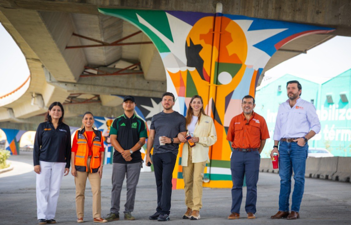 Nuevo León pinta su ruta al Mundial: revelan mural monumental rumbo a la Copa 2026