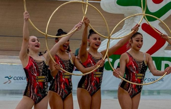 Conjunto mexicano de gimnasia rítmica inicia temporada internacional con final en Francia
