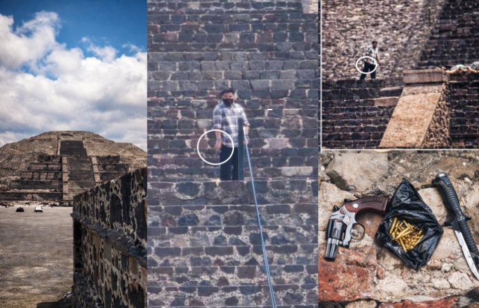 Video: Violencia irrumpe en Teotihuacán y deja una turista muerta y varios heridos