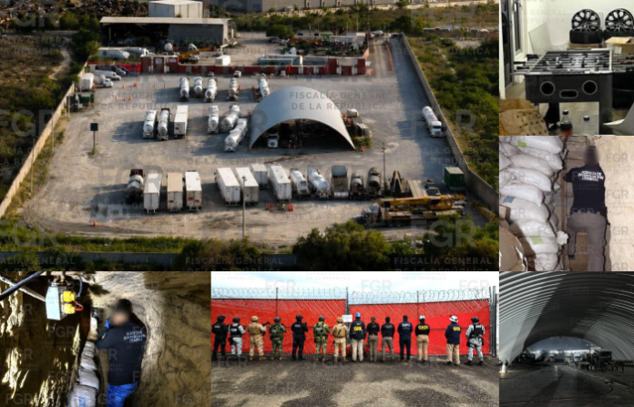 Descubren en Santa Catarina túnel clandestino para robo de combustible; hasta futbolito tenían en el inmueble