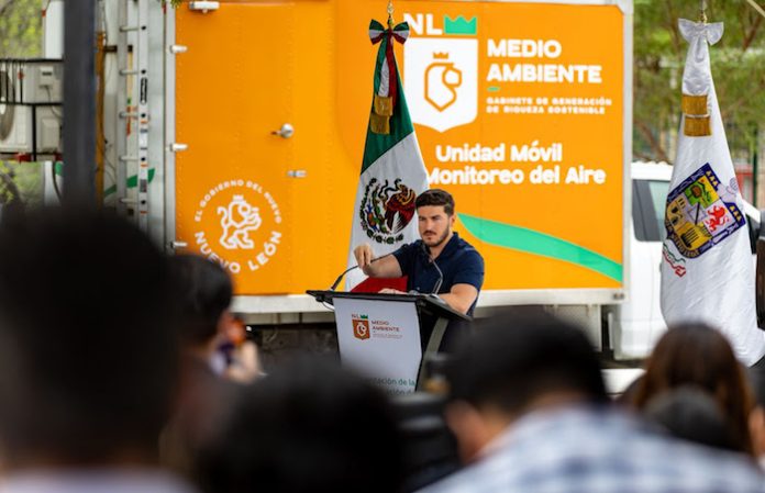 Samuel García presenta nuevo C5 Ambiental para monitorear contaminación en tiempo real