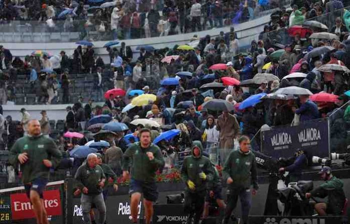 La lluvia suspende la SF entre Sinner y Medvedev hasta el sábado