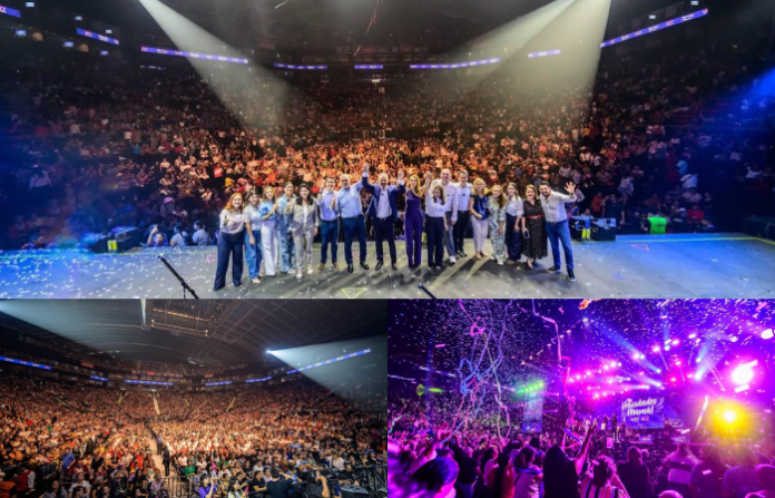 Arena Monterrey se llena de música y regalos en festejo del DIF a madres regias