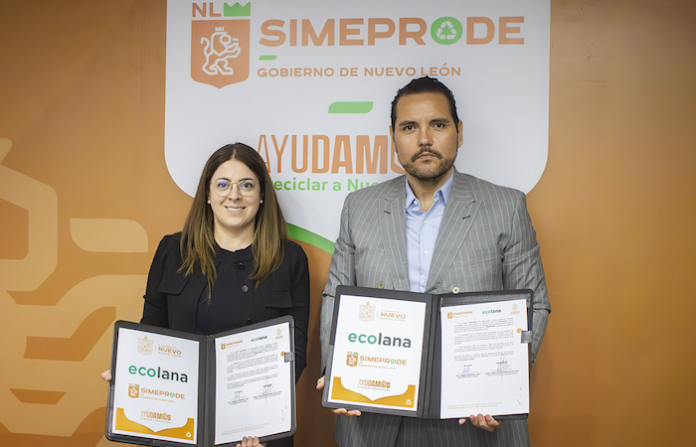 SIMEPRODE y Ecolana se alían para fortalecer el reciclaje en Nuevo León mediante tecnología