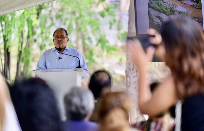 Andrés Mijes entrega obra pluvial en Monterreal y destaca resultados de la “4T Norteña”