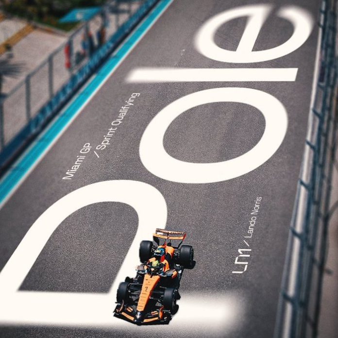 Norris rompe el dominio de Mercedes y se queda con la pole para el sprint en Miami