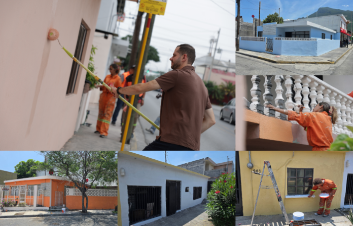 “Cirugía urbana” rumbo al Mundial 2026; rehabilitan más de mil fachadas en colonias metropolitanas