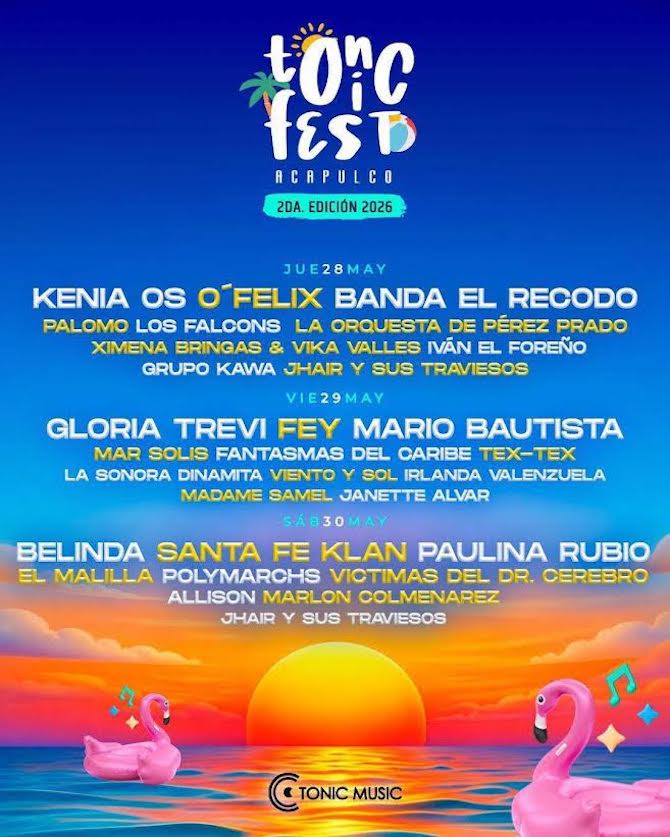 Tonic Fest cambia drásticamente de fecha por pronóstico de mal clima en Acapulco