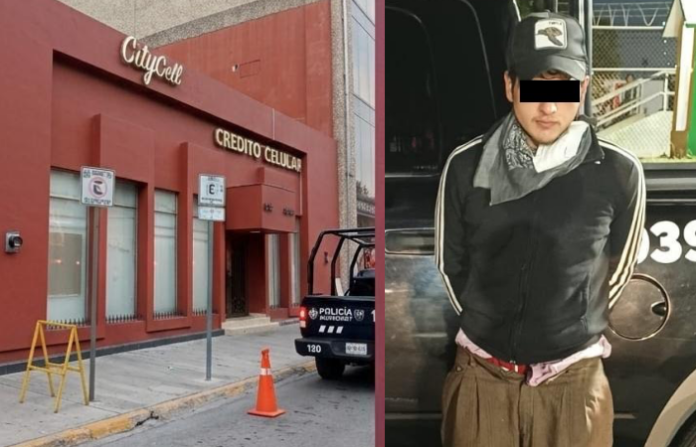 Quería poner su propia “telefonía”; lo atrapan con 47 celulares robados en pleno Centro de Monterrey