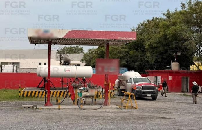 Aseguran más de 2 mil litros de gas LP en cateo federal en Apodaca