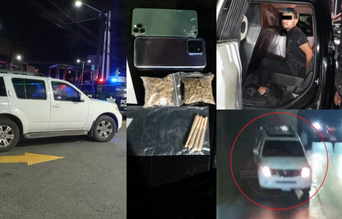 Detienen a hombre en camioneta blindada ligada a balacera en Monterrey; le hallan droga