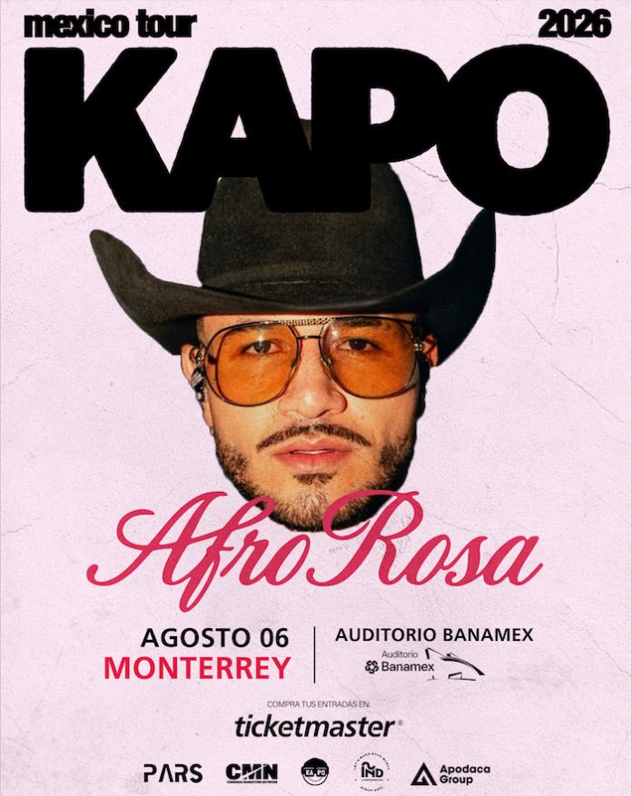 El fenómeno del afrobeat latino llega a Monterrey: Kapo hará vibrar el Auditorio Banamex