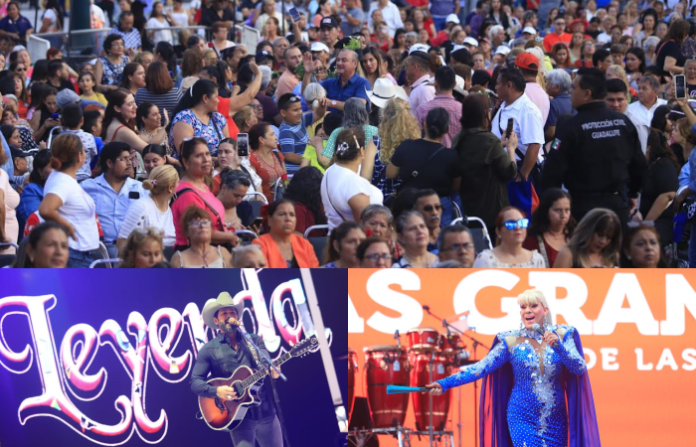 Guadalupe celebra a las madres con música, imitadores y show de La Leyenda