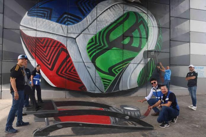 San Nicolás inaugura mural interactivo rumbo al Mundial y reporta saldo blanco tras lluvias