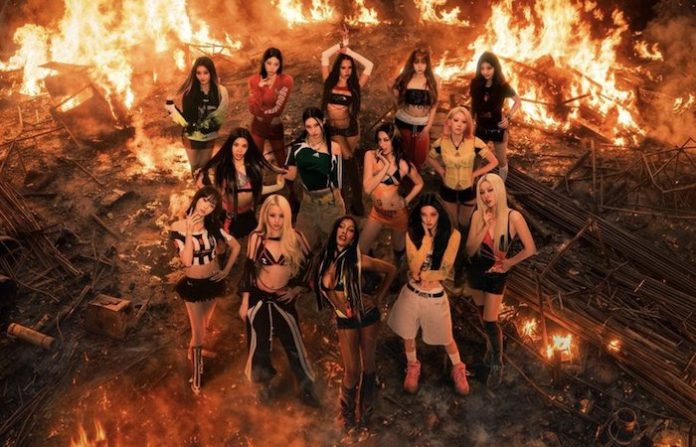 LE SSERAFIM, ILLIT y KATSEYE sorprenden con “ICONIC BY MISTAKE”, la colaboración más numerosa de Kpop