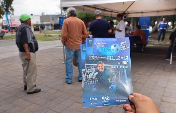 Aprovechan fiebre mundialista para impulsar detección de cáncer de próstata en San Nicolás