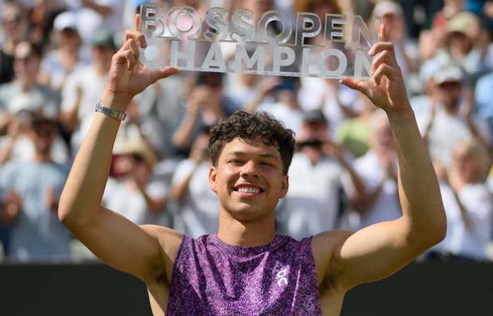 Shelton logra en Stuttgart su primer título de césped