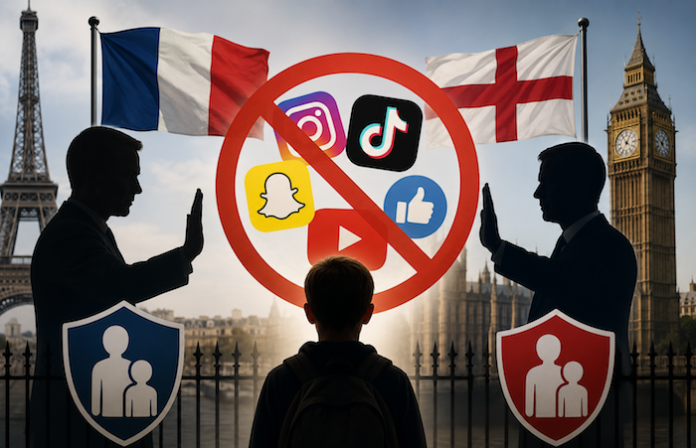 Reino Unido y Francia prohibirán el acceso de los menores a las redes sociales