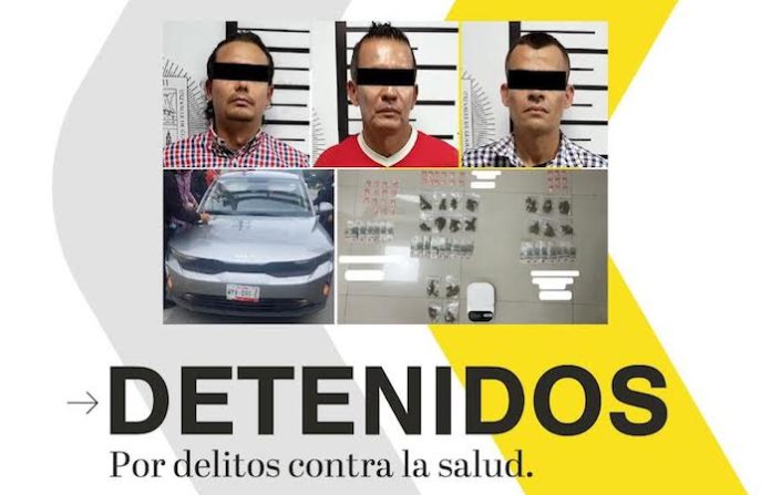 Cae presunta banda dedicada a seguir y asaltar clientes bancarios en Santiago