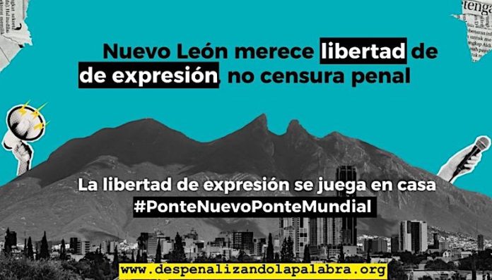 Colectivo exige al Congreso de Nuevo León eliminar los delitos de injurias, calumnias y difamación del Código Penal