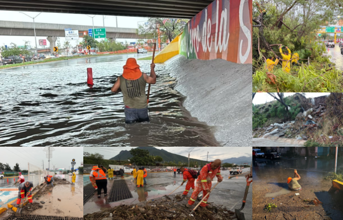 Guadalupe despliega operativo tras lluvias y refuerza limpieza en zonas del Mundial 2026