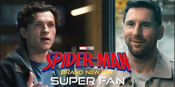 Video: Tom Holland y Lionel Messi se unen para promocionar “Spider-Man: Brand New Day”