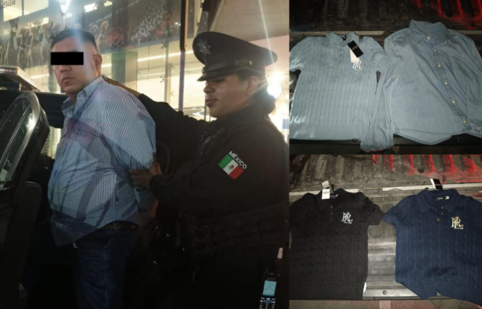 Le gustaba la ropa de marca, pero no pagarla; cae presunto ladrón con mercancía de Liverpool