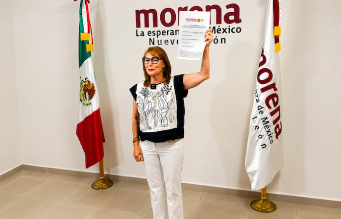 Tatiana Clouthier formaliza su registro en Morena para coordinar la 4T en NL; destaca experiencia y resultados