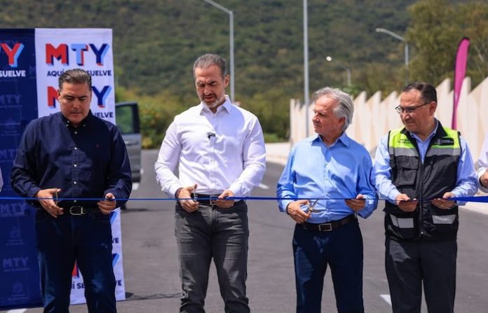 Adrián de la Garza inaugura ampliación de la avenida Pedro Infante para mejorar la movilidad en el poniente de Monterrey
