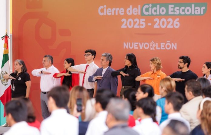 Concluye el ciclo escolar 2025-2026 para más de un millón de estudiantes en Nuevo León