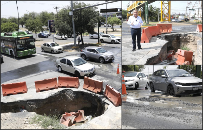 Obras inconclusas y fugas de drenaje agravan el malestar ciudadano en Escobedo
