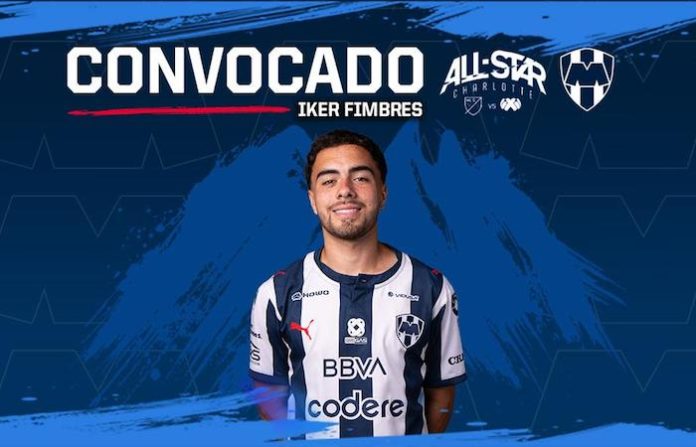 Iker Fimbres llevará la representación de Rayados al All-Star Game 2026