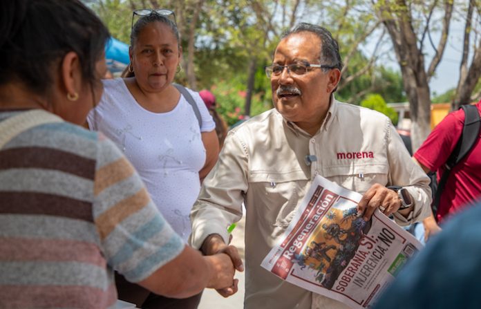 Mijes lleva su gira al norte de Nuevo León y recoge demandas por empleo, salud y apoyo al campo