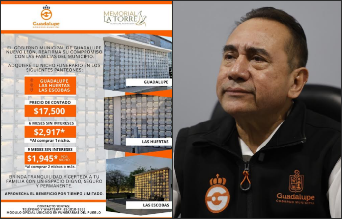 Guadalupe fortalece programa de nichos funerarios y proyecta ampliar la capacidad en sus panteones