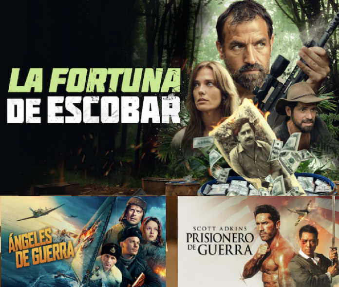 Adrenalina Pura+ estrena cinco películas exclusivas de acción y suspenso durante julio