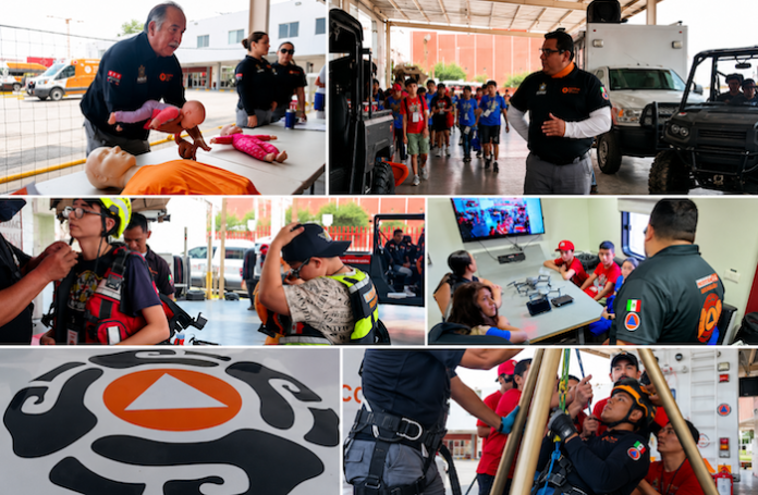 Miguel Flores impulsa la cultura de la prevención con campamento de Protección Civil