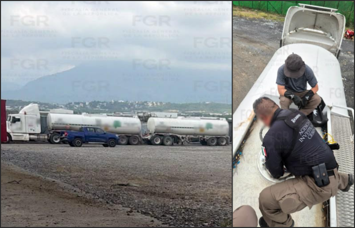 Decomisa FGR más de 373 mil litros de hidrocarburo en cateo realizado en Allende