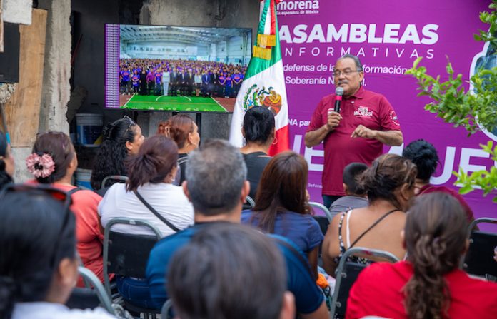 Andrés Mijes plantea en Salinas Victoria un crecimiento con planeación y justicia social