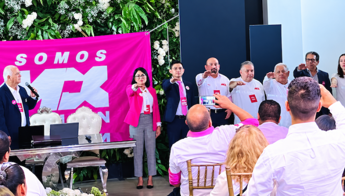 Somos México inicia su operación en Nuevo León con Sandra Moreno al frente y la meta de construir estructura en los 51 municipios