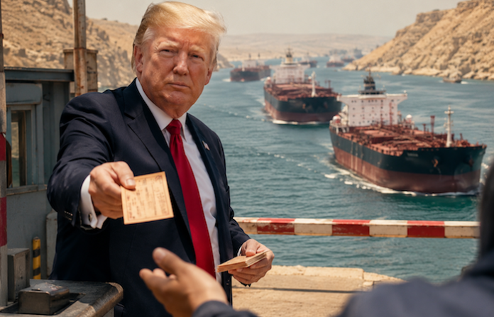 Estados Unidos será “guardián” de Ormuz y cobrará un 20 % sobre la carga transportada, afirma Trump